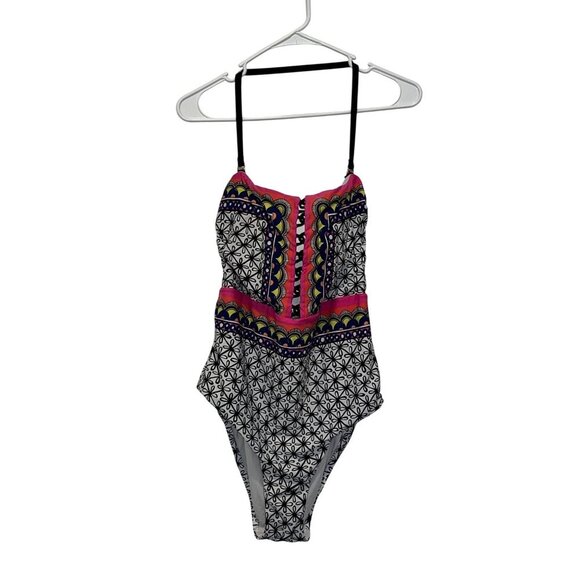Trina Turk Tanzania Scarf Bandeau One Piece : Women’s Size 18W - Picture 2 of 7